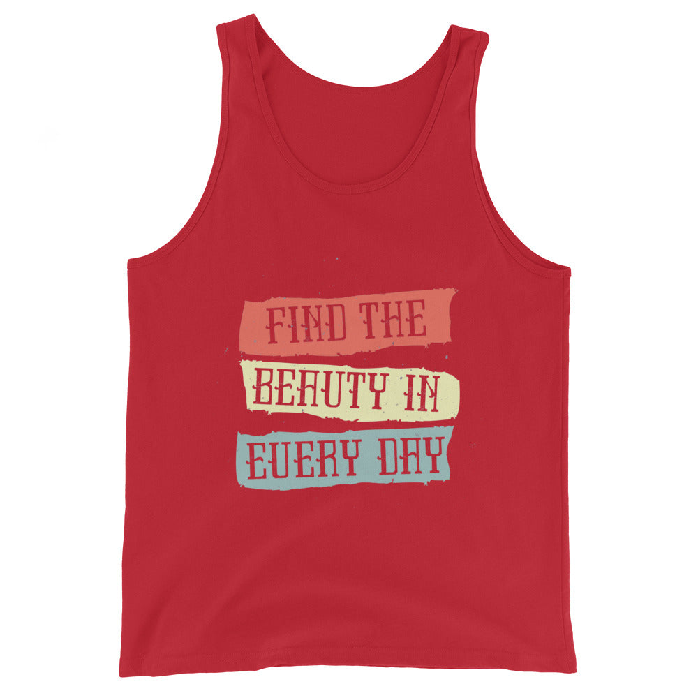 Find the beauty in every day | Men’s Staple Tank Top | Bella + Canvas 3480