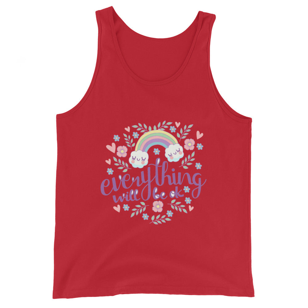 Rainbow - Everything will be ok | Men’s Staple Tank Top | Bella + Canvas 3480