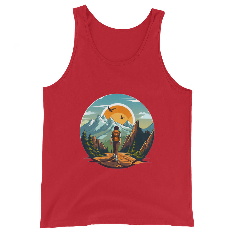 Mountain traveling | Men’s Staple Tank Top | Bella + Canvas 3480