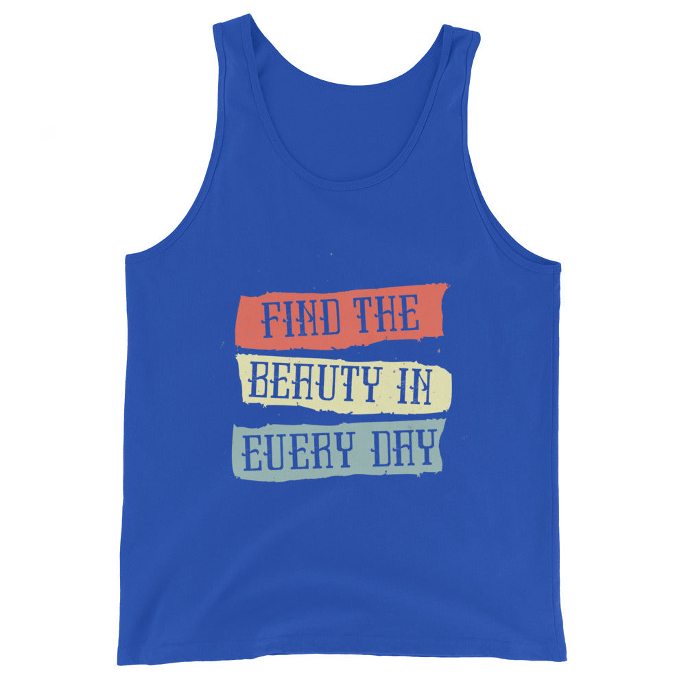 Find the beauty in every day | Men’s Staple Tank Top | Bella + Canvas 3480