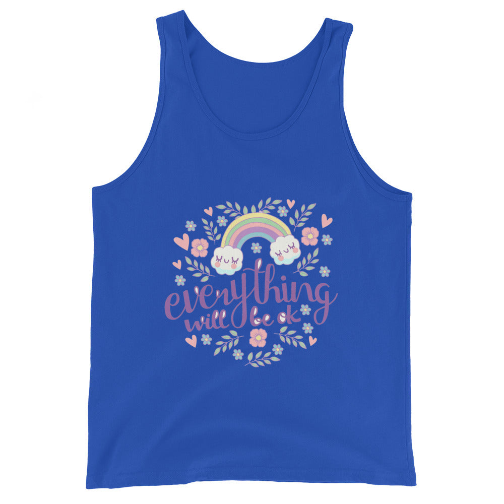 Rainbow - Everything will be ok | Men’s Staple Tank Top | Bella + Canvas 3480