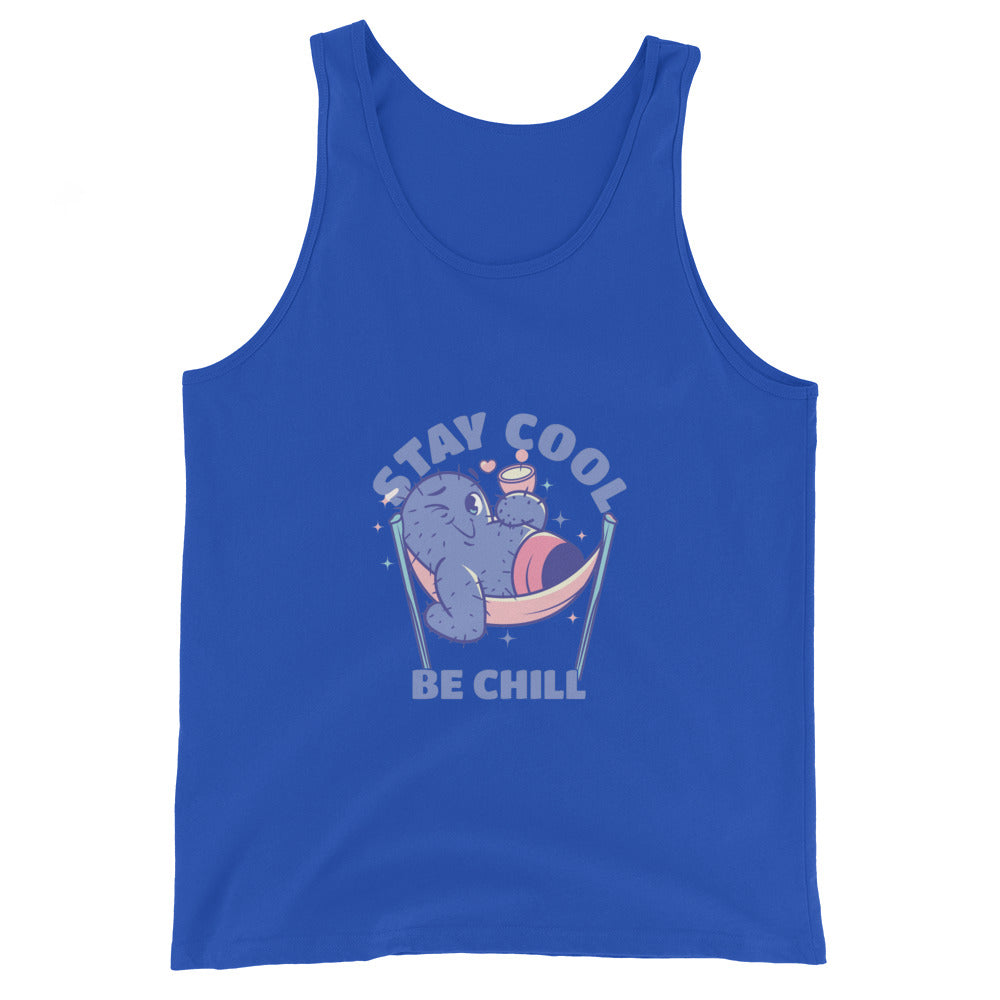 Stay cool be chill | Men’s Staple Tank Top | Bella + Canvas 3480