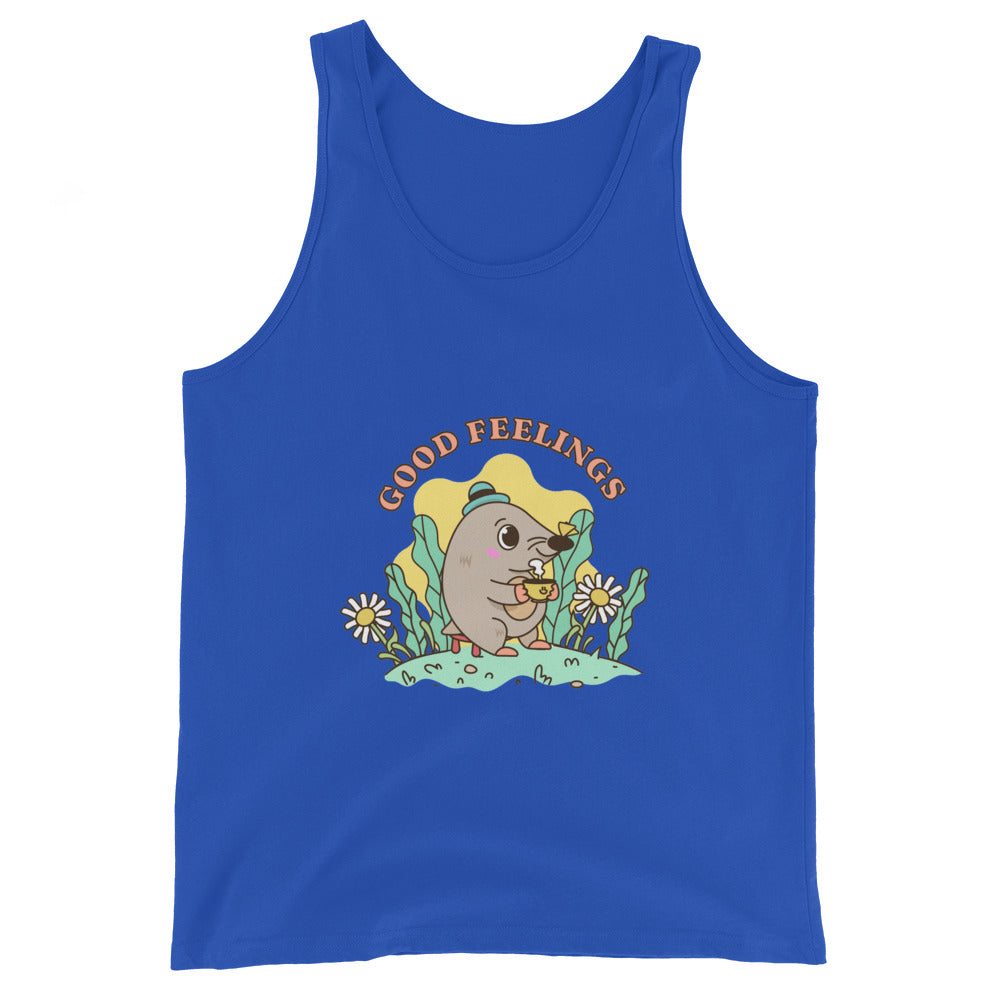 Good feelings | Men’s Staple Tank Top | Bella + Canvas 3480
