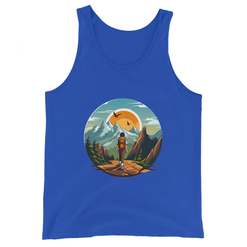 Mountain traveling | Men’s Staple Tank Top | Bella + Canvas 3480