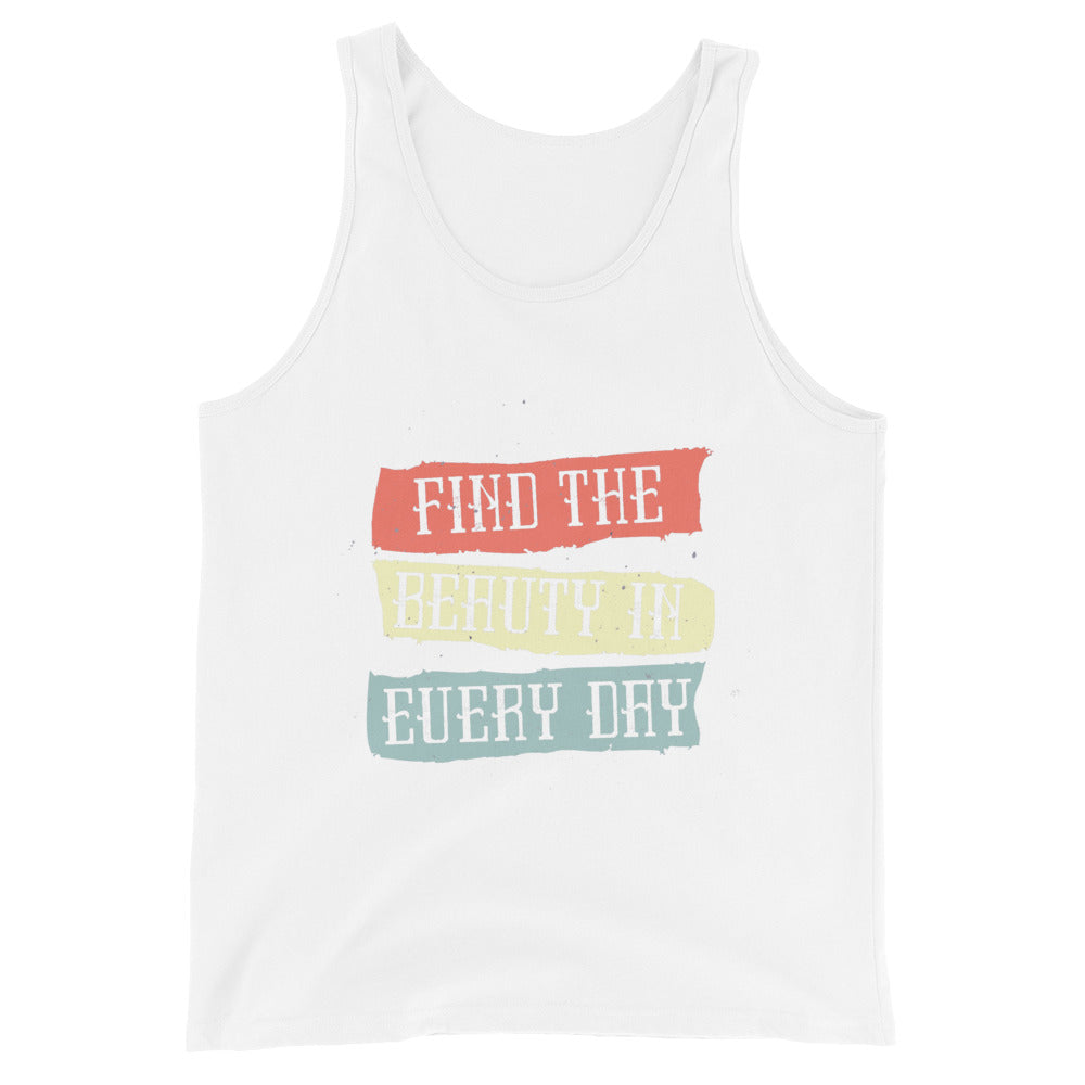 Find the beauty in every day | Men’s Staple Tank Top | Bella + Canvas 3480