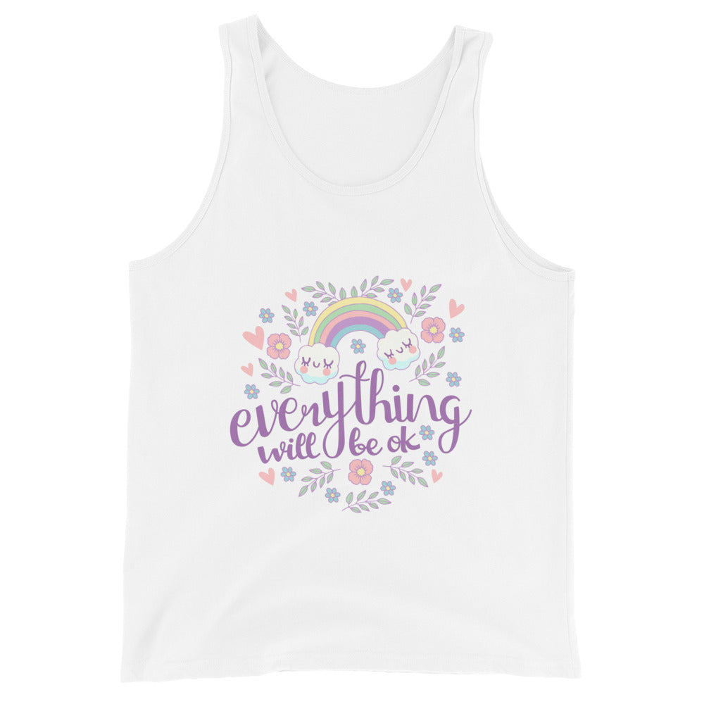 Rainbow - Everything will be ok | Men’s Staple Tank Top | Bella + Canvas 3480