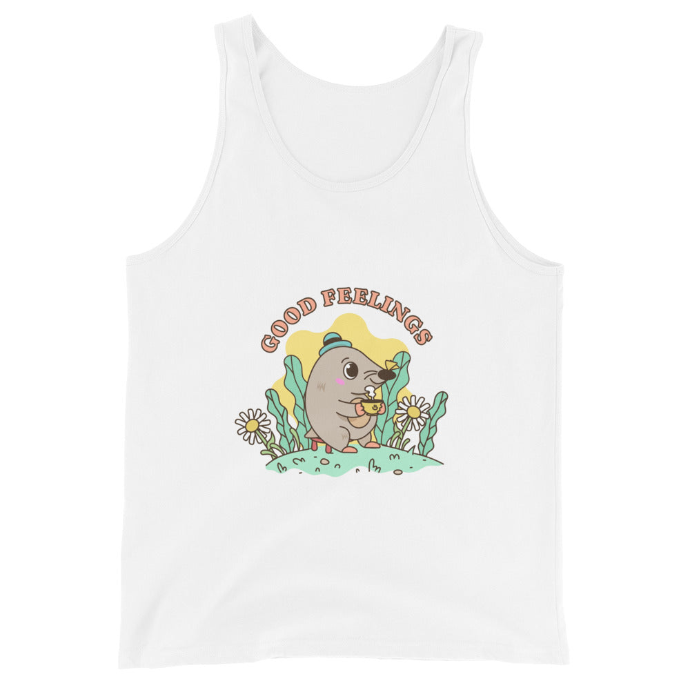 Good feelings | Men’s Staple Tank Top | Bella + Canvas 3480