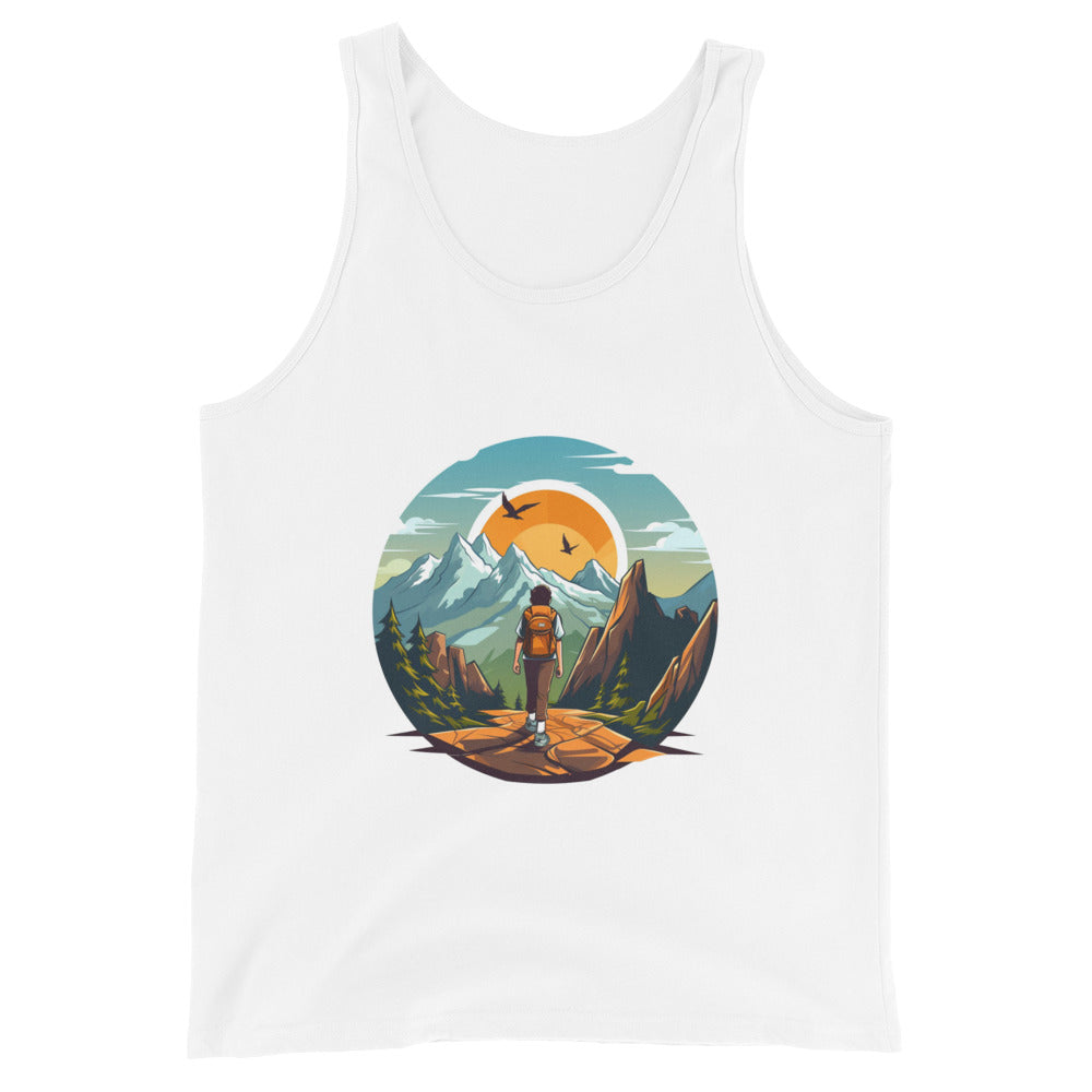 Mountain traveling | Men’s Staple Tank Top | Bella + Canvas 3480