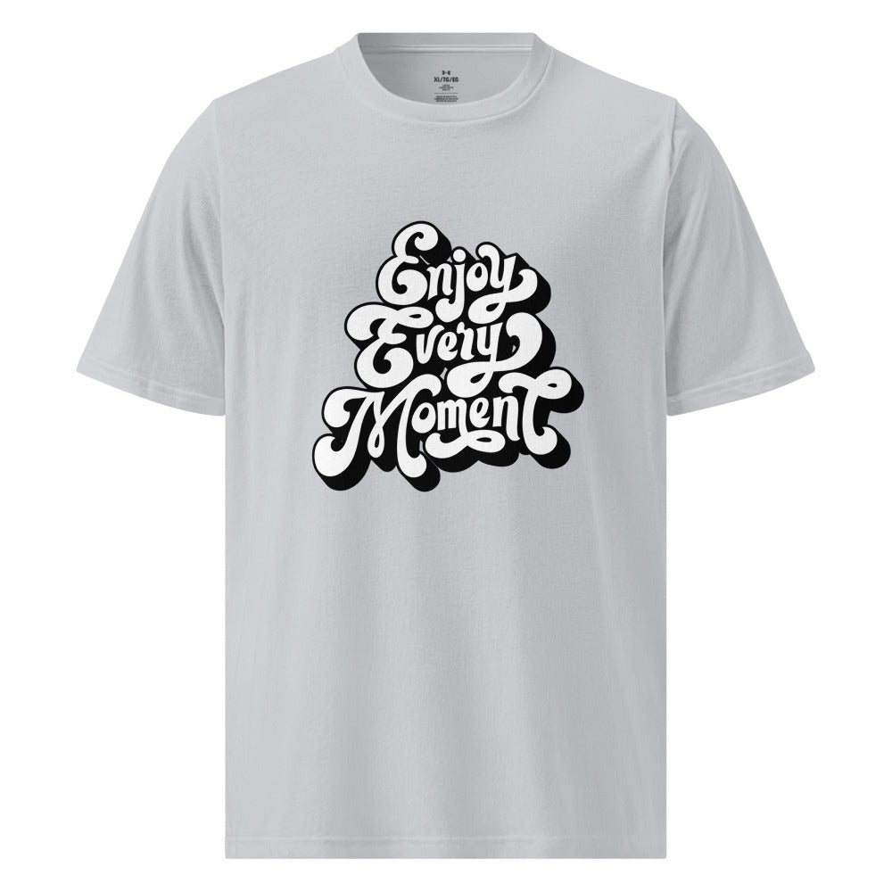 Enjoy every moments white | Men's Under Armour Athletic T-Shirt | 1383264