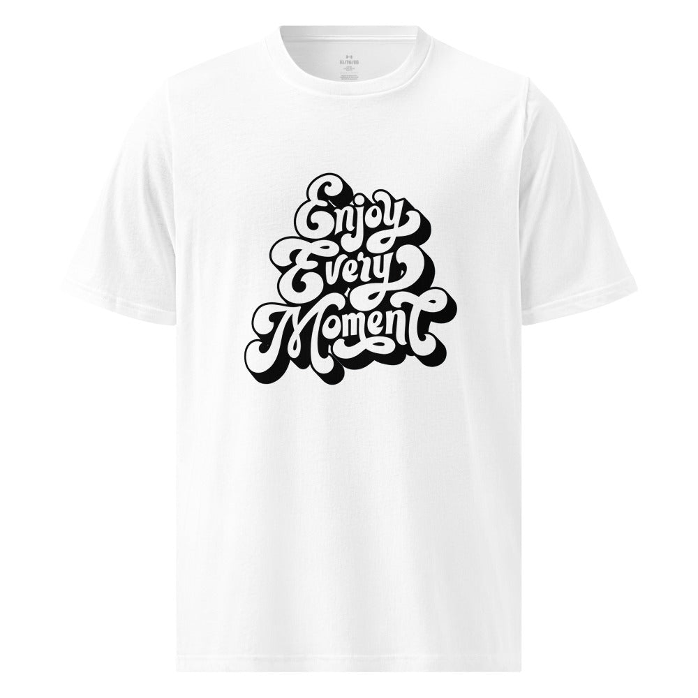 Enjoy every moments white | Men's Under Armour Athletic T-Shirt | 1383264