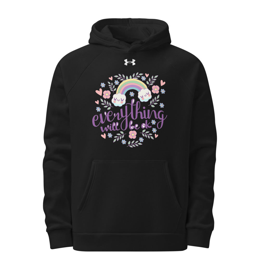Rainbow - Everything will be ok | Men’s Under Armour Rival Fleece Hoodie | 1379757
