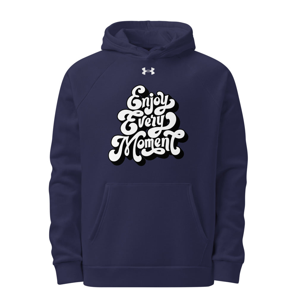 Enjoy every moments white | Men’s Under Armour Rival Fleece Hoodie | 1379757