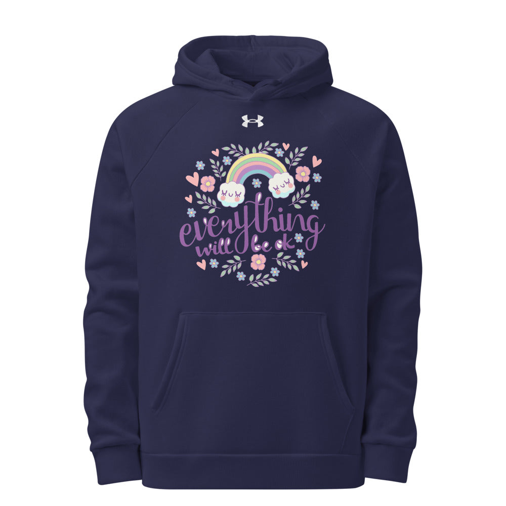 Rainbow - Everything will be ok | Men’s Under Armour Rival Fleece Hoodie | 1379757