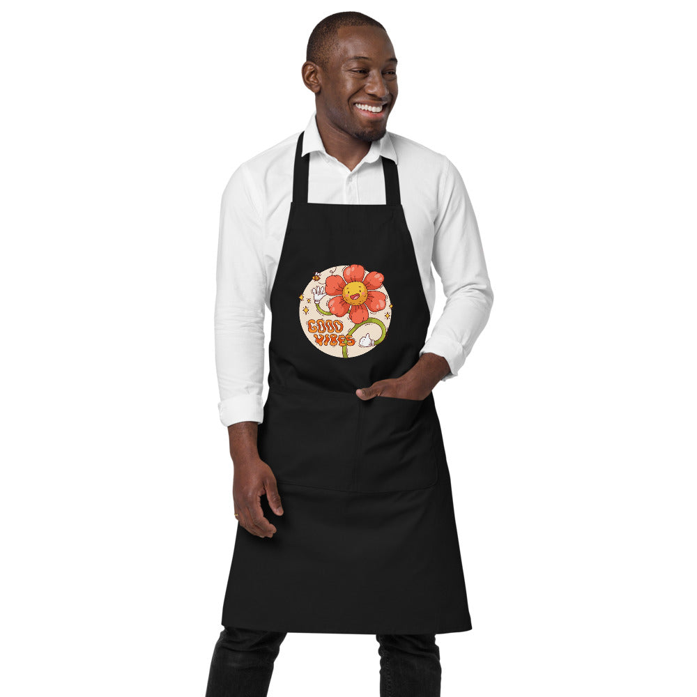 Good vides | Organic Cotton Apron | SOL'S 03569