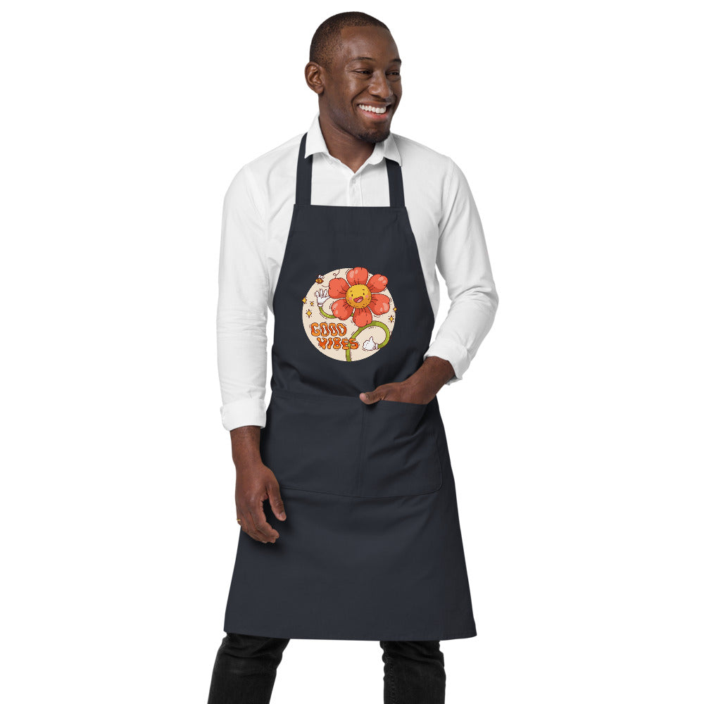 Good vides | Organic Cotton Apron | SOL'S 03569