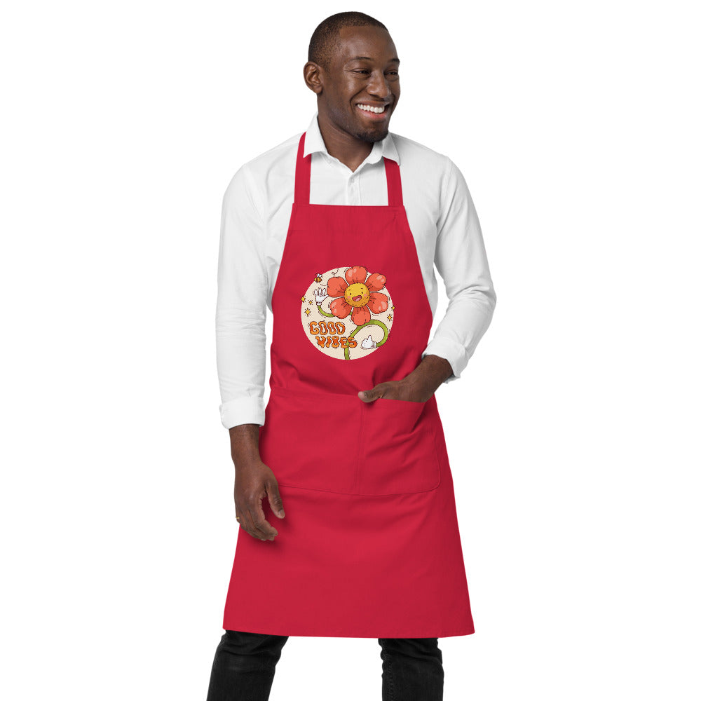 Good vides | Organic Cotton Apron | SOL'S 03569
