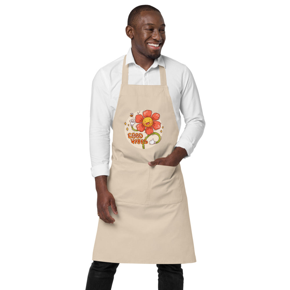 Good vides | Organic Cotton Apron | SOL'S 03569