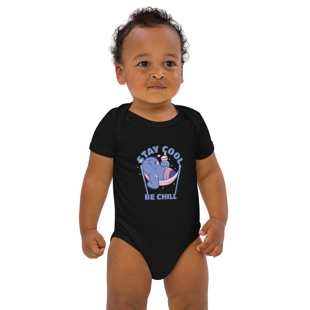 Stay cool be chill | Organic Cotton Baby Bodysuit | Babybugz BZ10