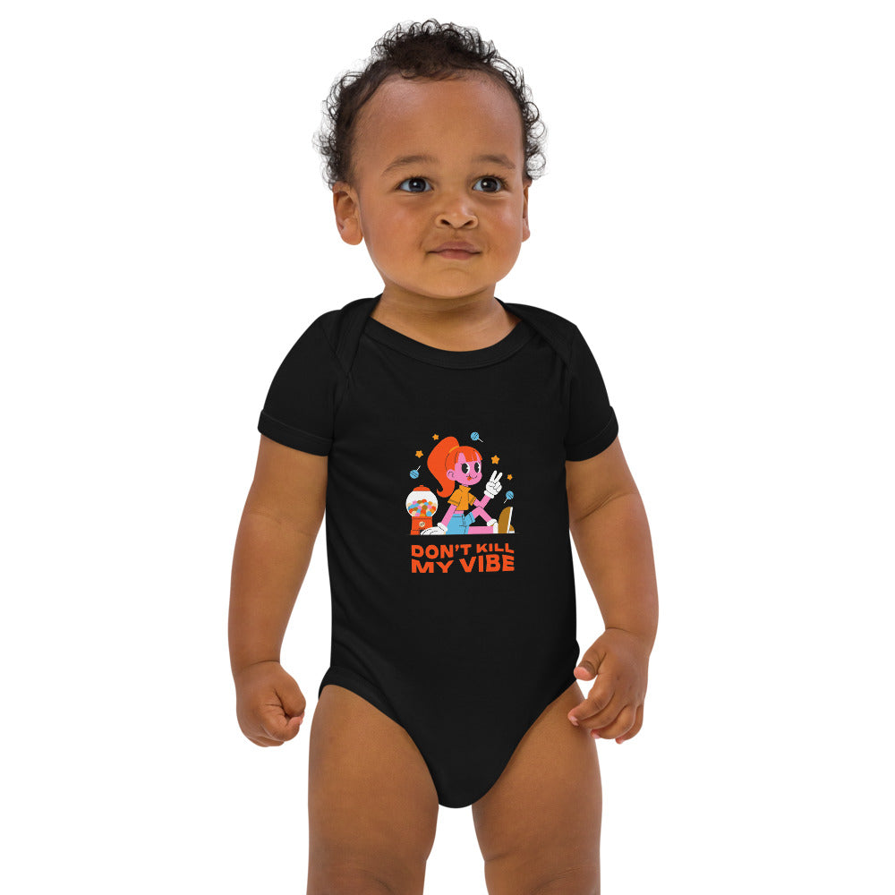 Don't kill my vide | Organic Cotton Baby Bodysuit | Babybugz BZ10