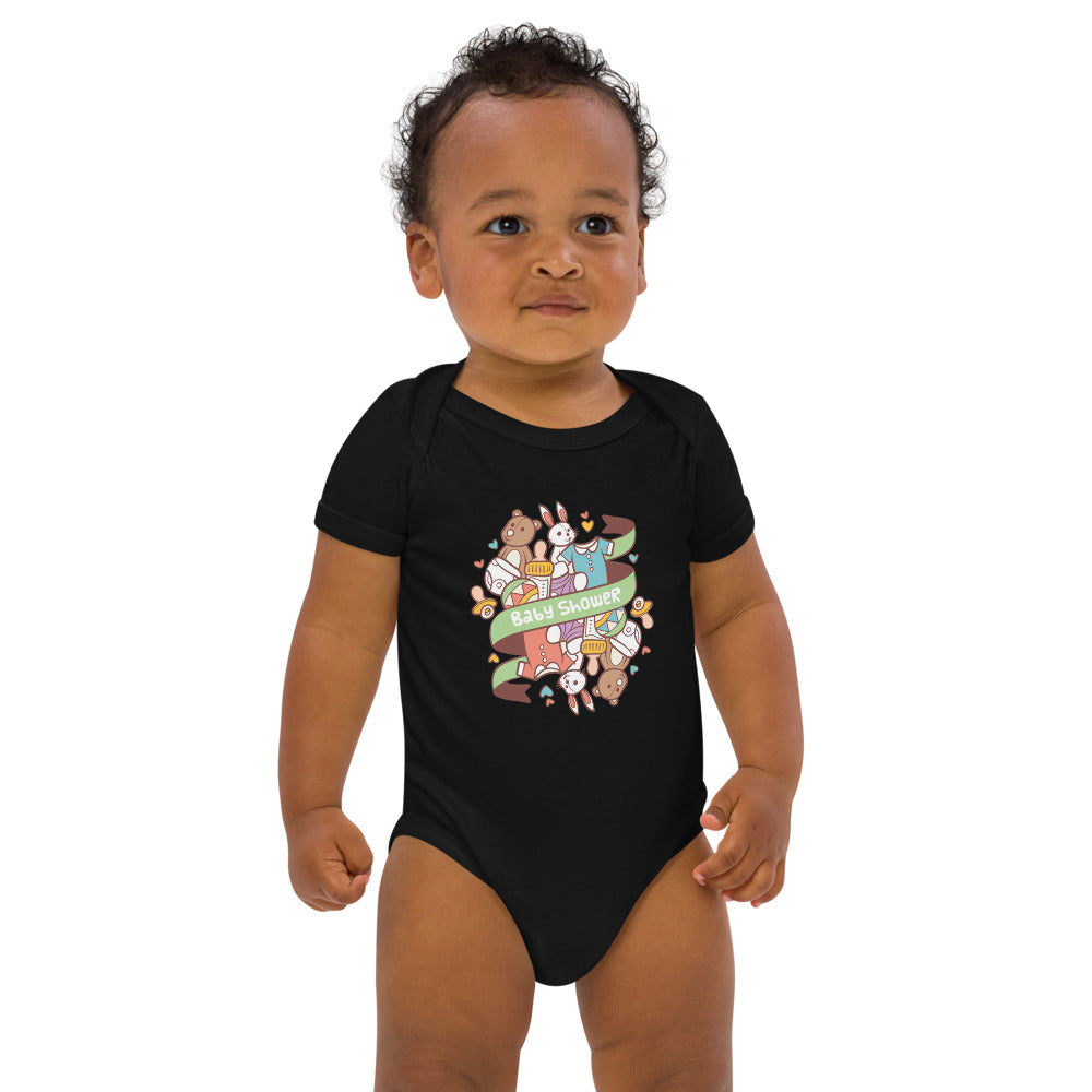 Baby shower | Organic Cotton Baby Bodysuit | Babybugz BZ10