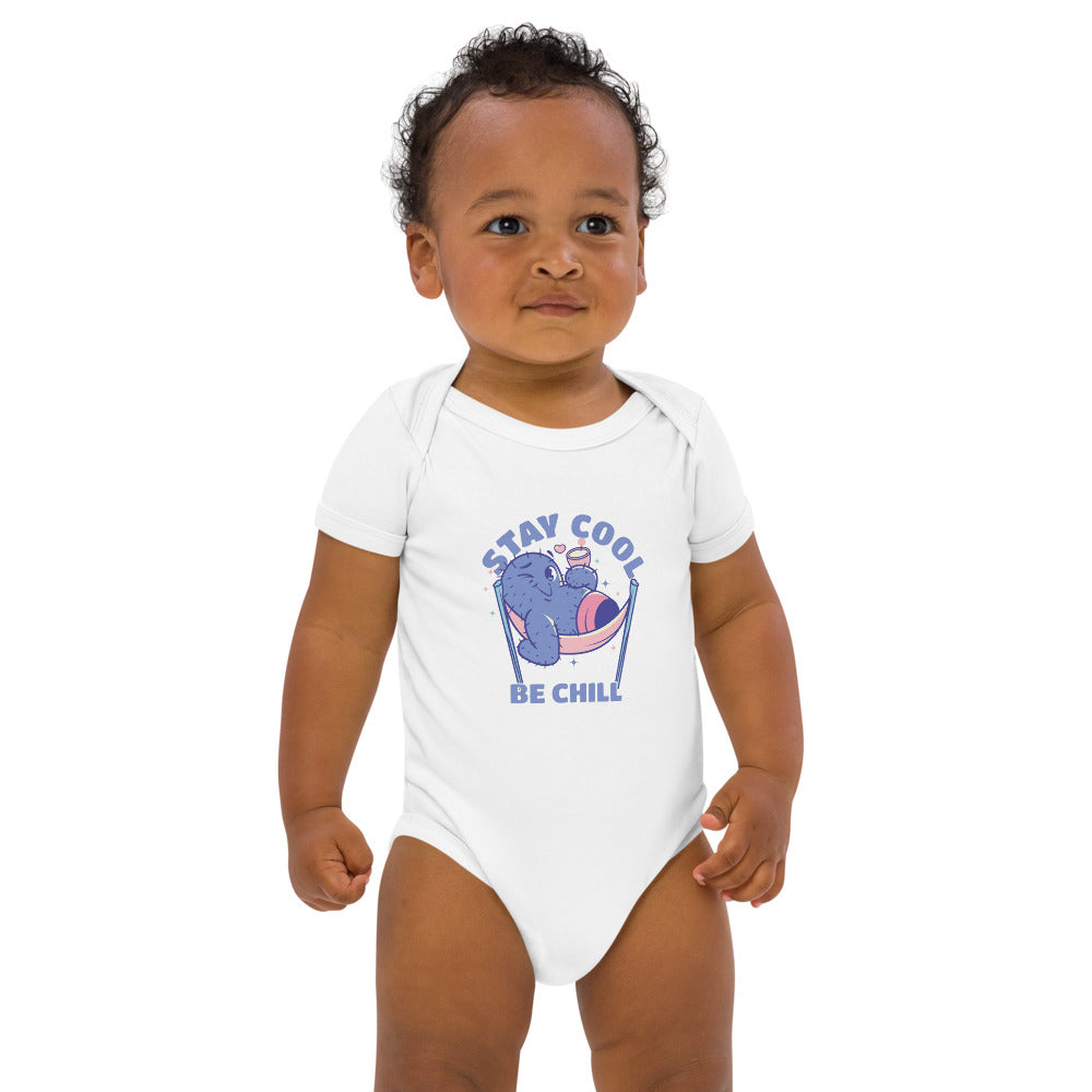 Stay cool be chill | Organic Cotton Baby Bodysuit | Babybugz BZ10