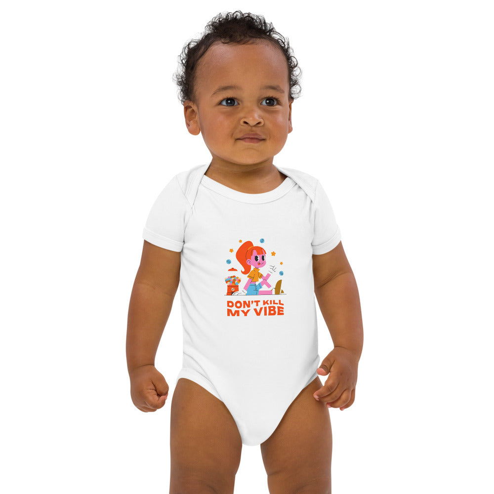Don't kill my vide | Organic Cotton Baby Bodysuit | Babybugz BZ10