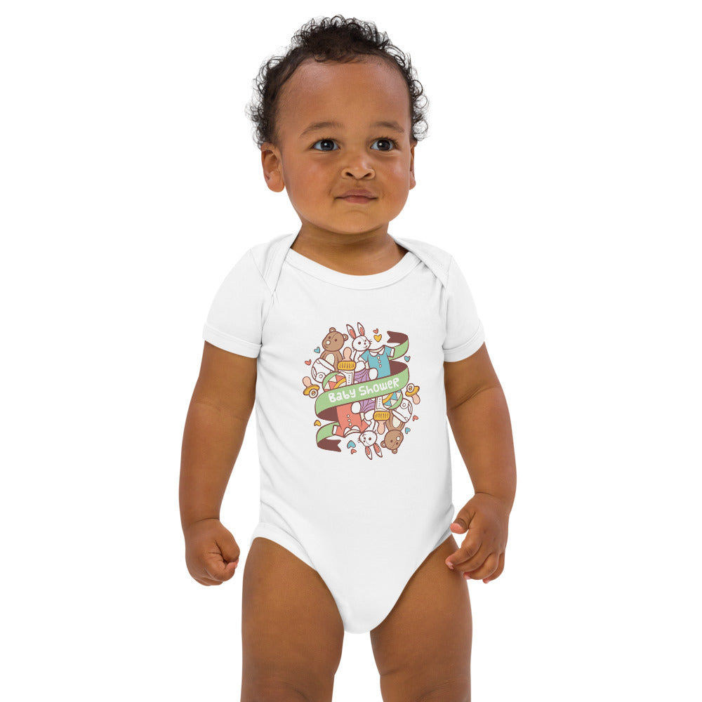 Baby shower | Organic Cotton Baby Bodysuit | Babybugz BZ10