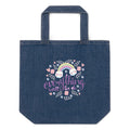 Rainbow - Everything will be ok | Organic Denim Tote Bag | Mantis M196