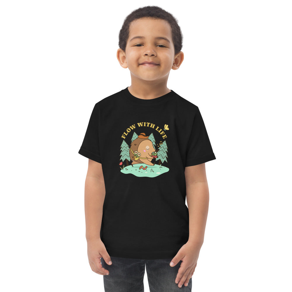 Flow with life | Toddler Jersey T-Shirt | Rabbit Skins 3321