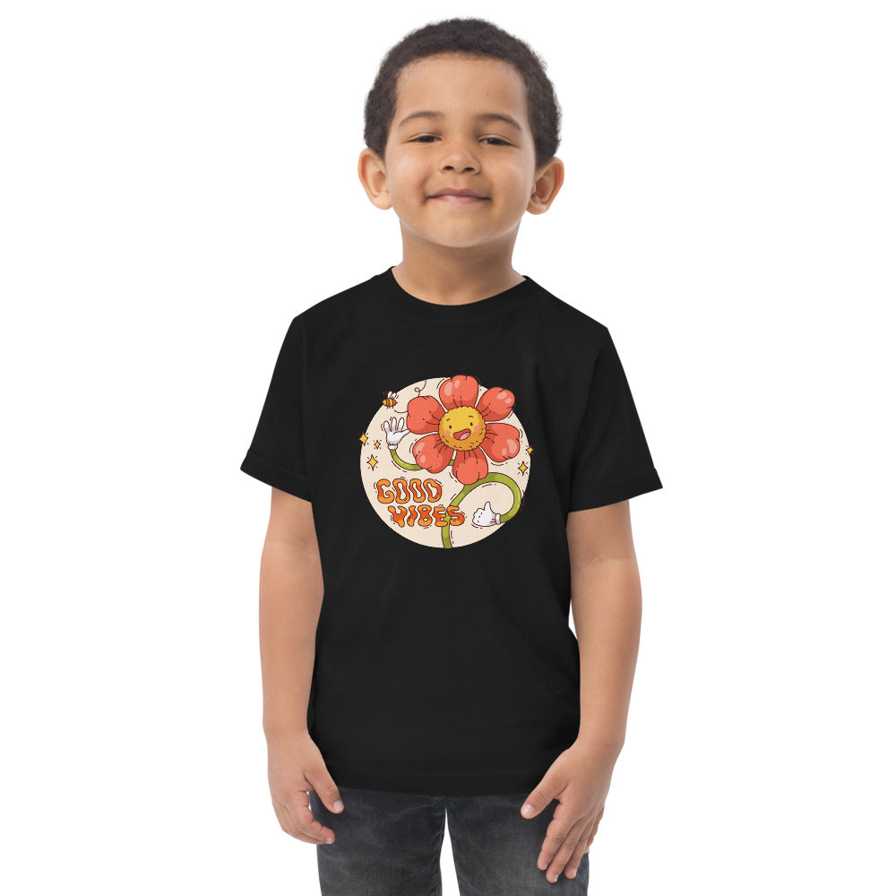 Good vides | Toddler Jersey T-Shirt | Rabbit Skins 3321
