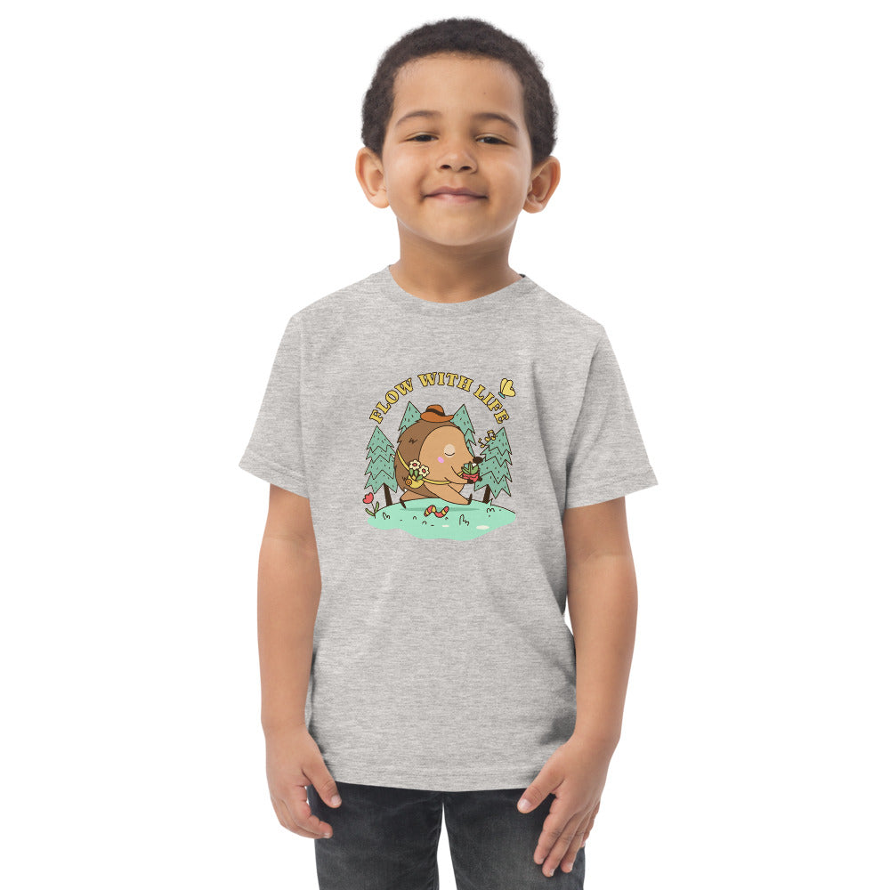 Flow with life | Toddler Jersey T-Shirt | Rabbit Skins 3321