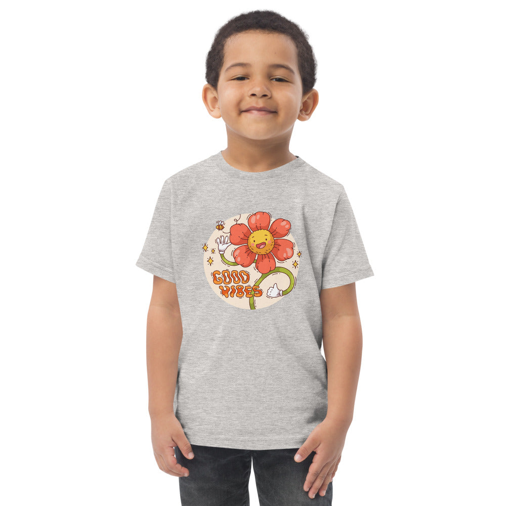 Good vides | Toddler Jersey T-Shirt | Rabbit Skins 3321