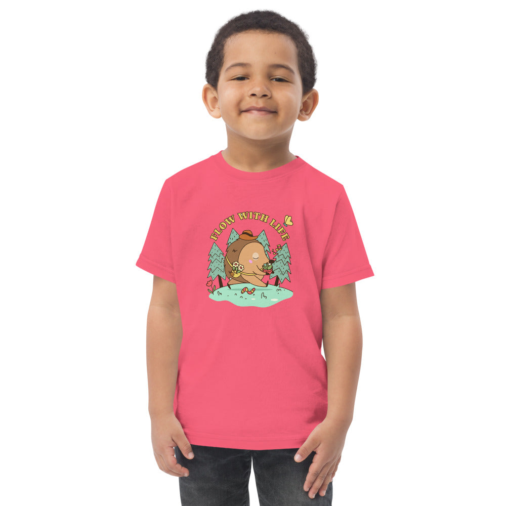 Flow with life | Toddler Jersey T-Shirt | Rabbit Skins 3321