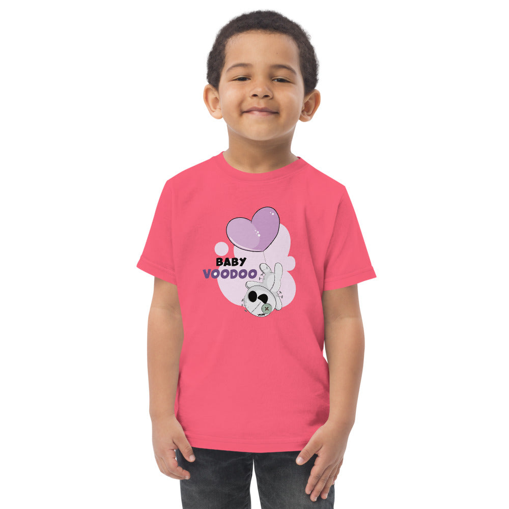 Ted heart - Baby voodoo | Toddler Jersey T-Shirt | Rabbit Skins 3321
