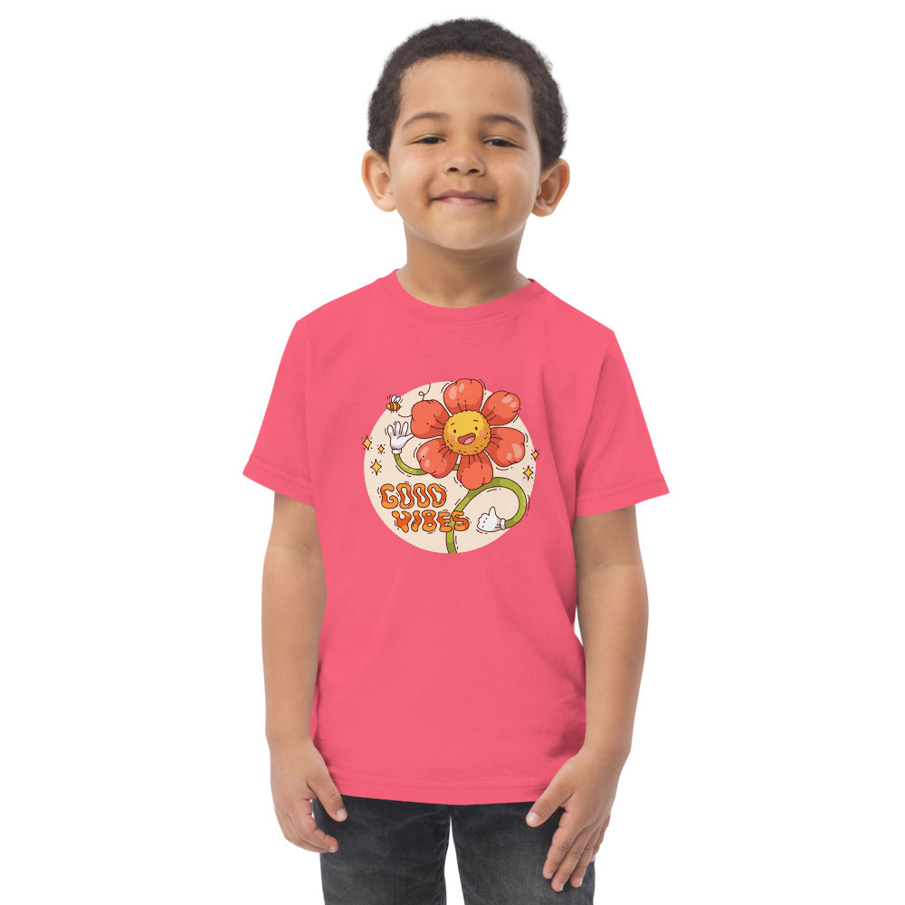 Good vides | Toddler Jersey T-Shirt | Rabbit Skins 3321
