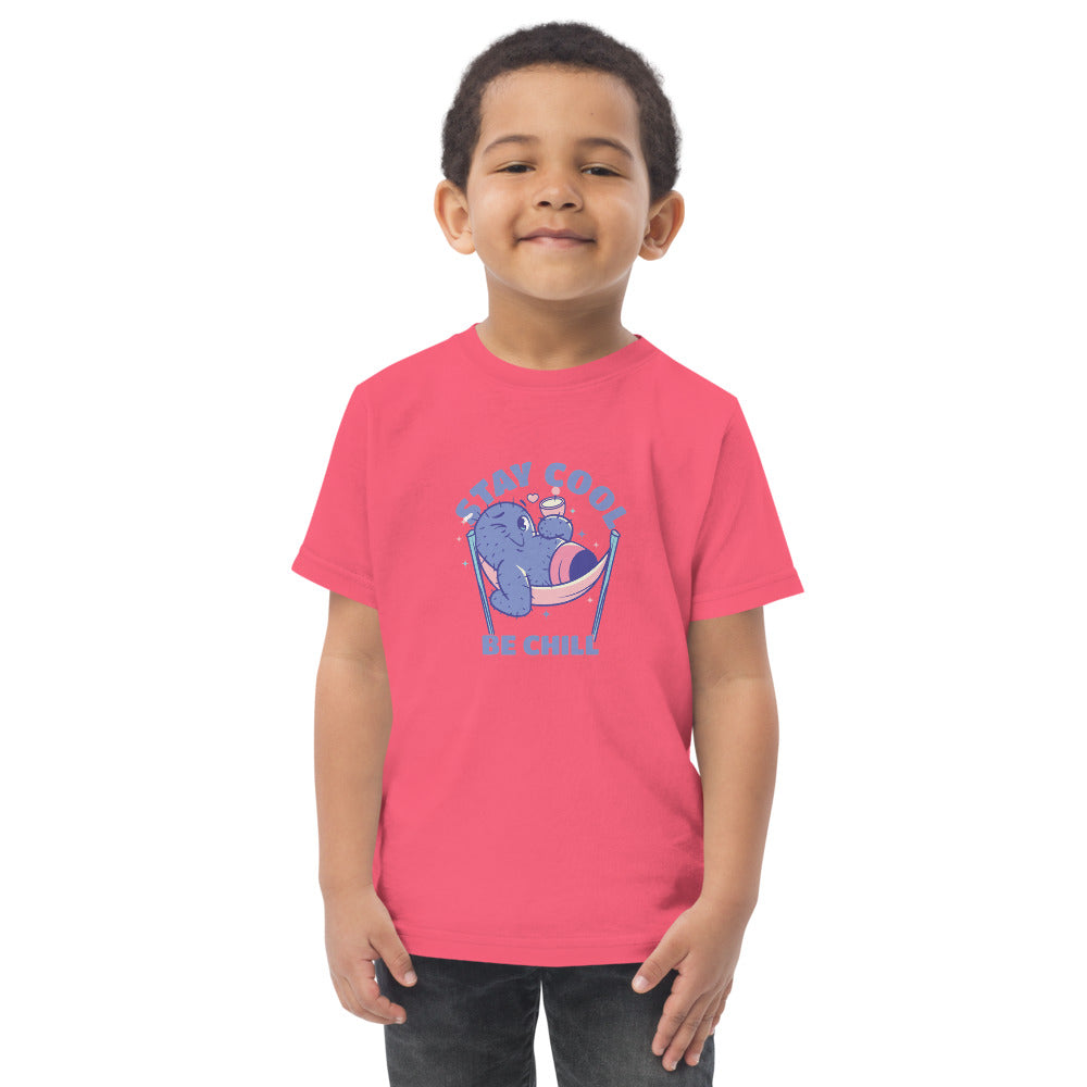 Stay cool be chill | Toddler Jersey T-Shirt | Rabbit Skins 3321