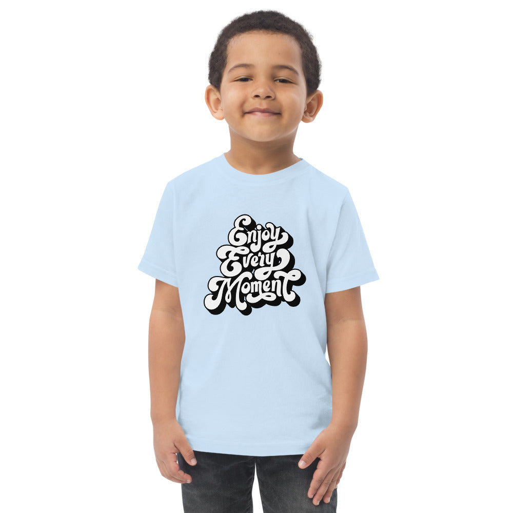 Enjoy every moments white | Toddler Jersey T-Shirt | Rabbit Skins 3321