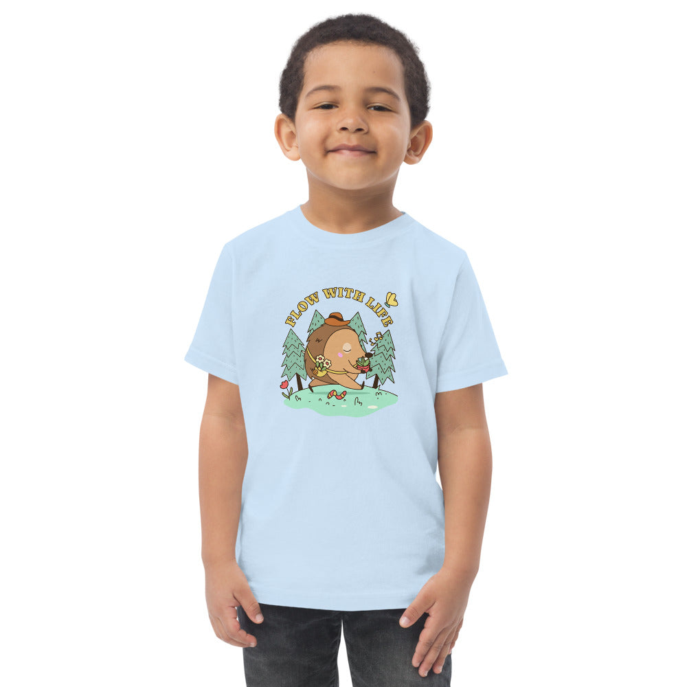 Flow with life | Toddler Jersey T-Shirt | Rabbit Skins 3321