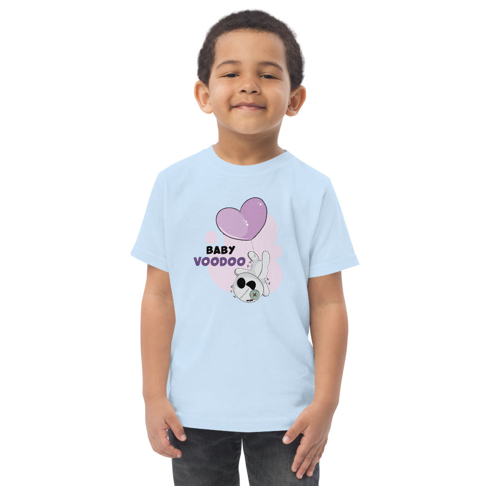 Ted heart - Baby voodoo | Toddler Jersey T-Shirt | Rabbit Skins 3321
