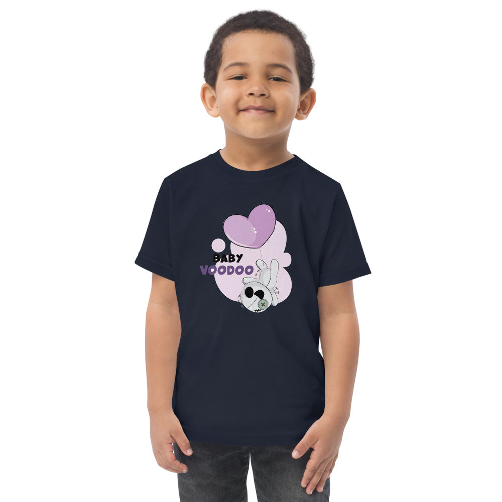 Ted heart - Baby voodoo | Toddler Jersey T-Shirt | Rabbit Skins 3321