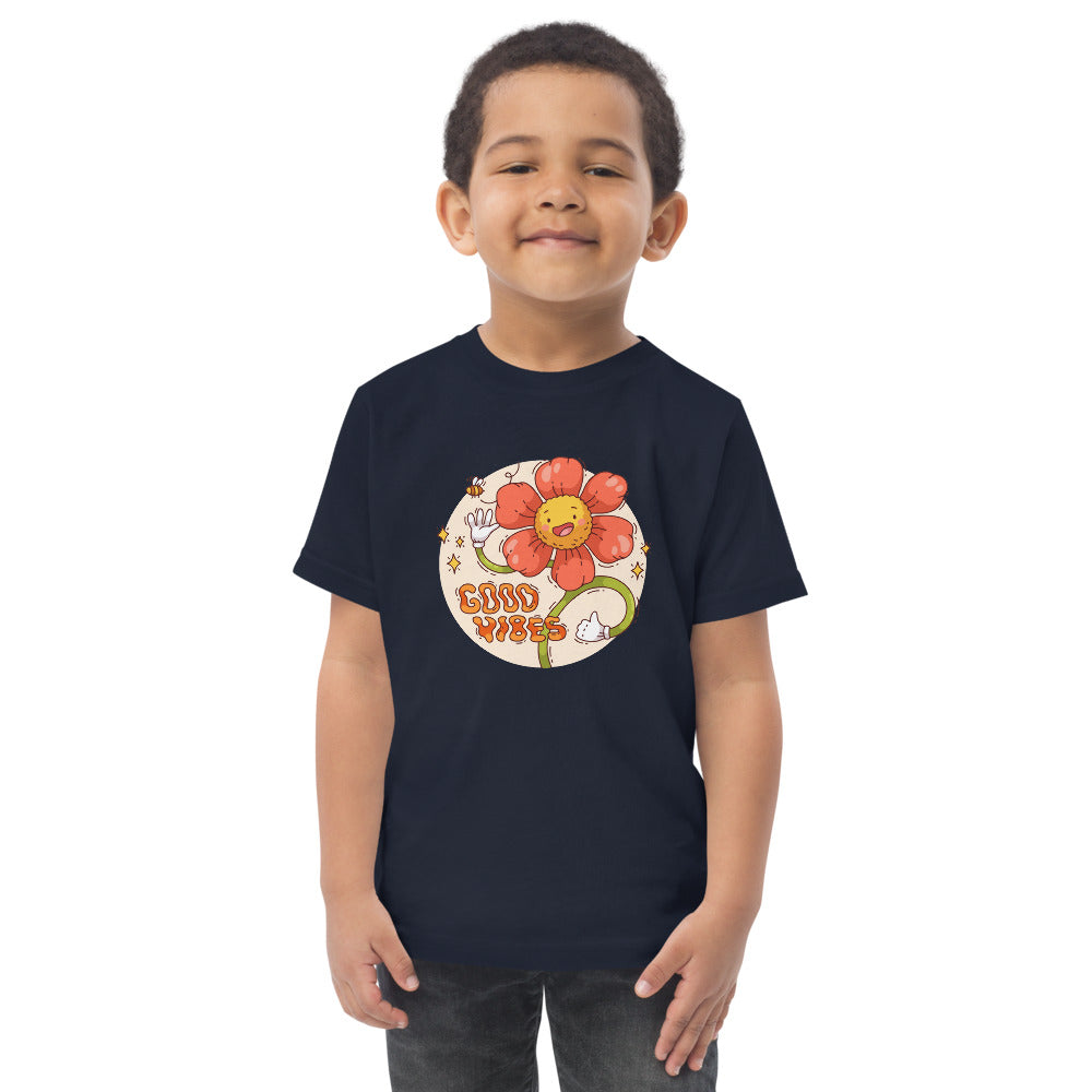 Good vides | Toddler Jersey T-Shirt | Rabbit Skins 3321