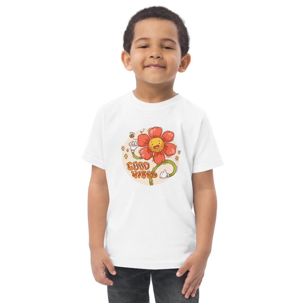 Good vides | Toddler Jersey T-Shirt | Rabbit Skins 3321