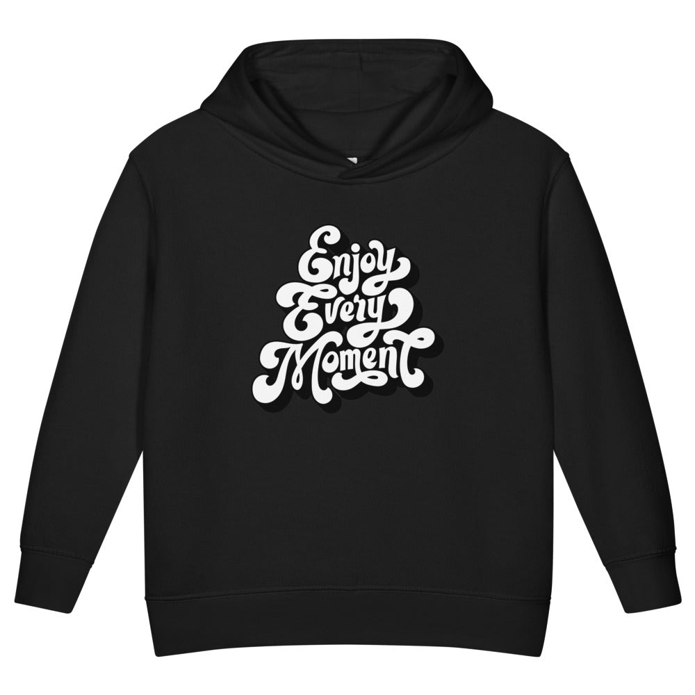 Enjoy every moments white | Toddler Pullover Fleece Hoodie | Rabbit Skins 3326