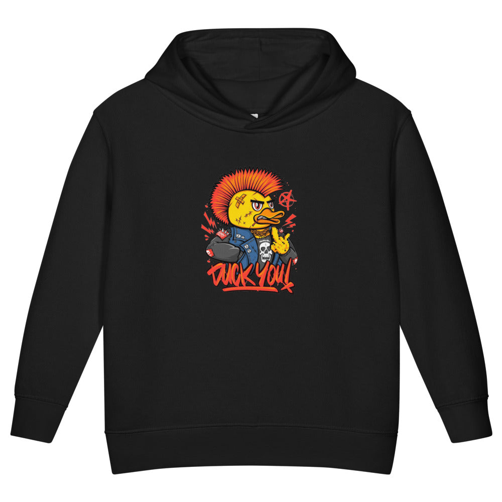 Duck you | Toddler Pullover Fleece Hoodie | Rabbit Skins 3326