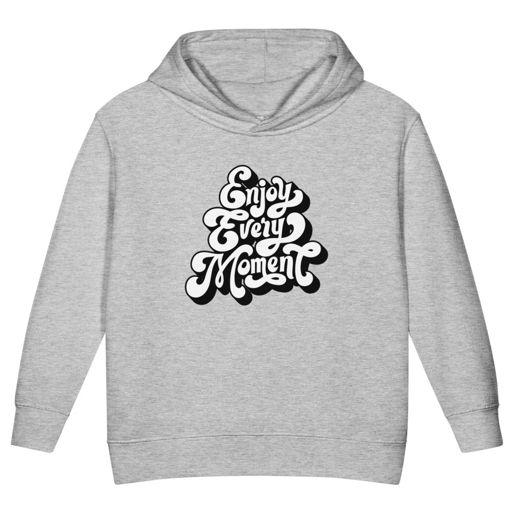 Enjoy every moments white | Toddler Pullover Fleece Hoodie | Rabbit Skins 3326