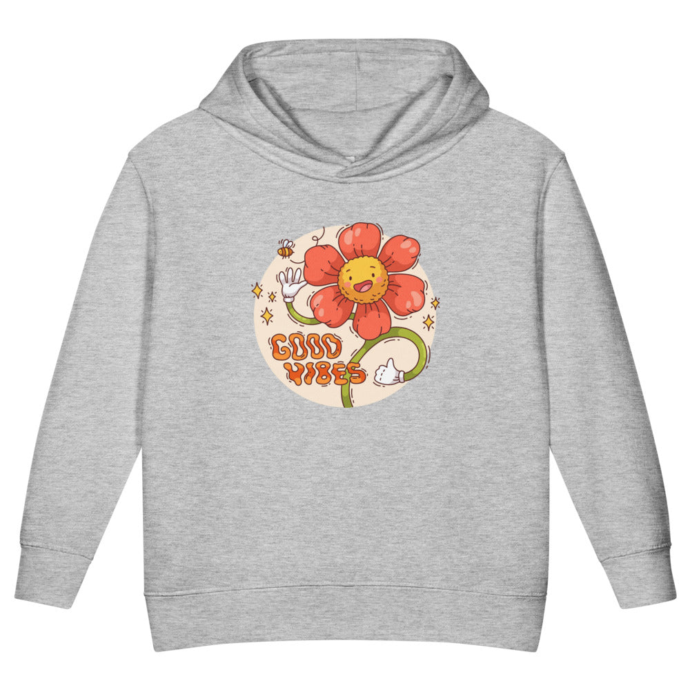 Good vides | Toddler Pullover Fleece Hoodie | Rabbit Skins 3326