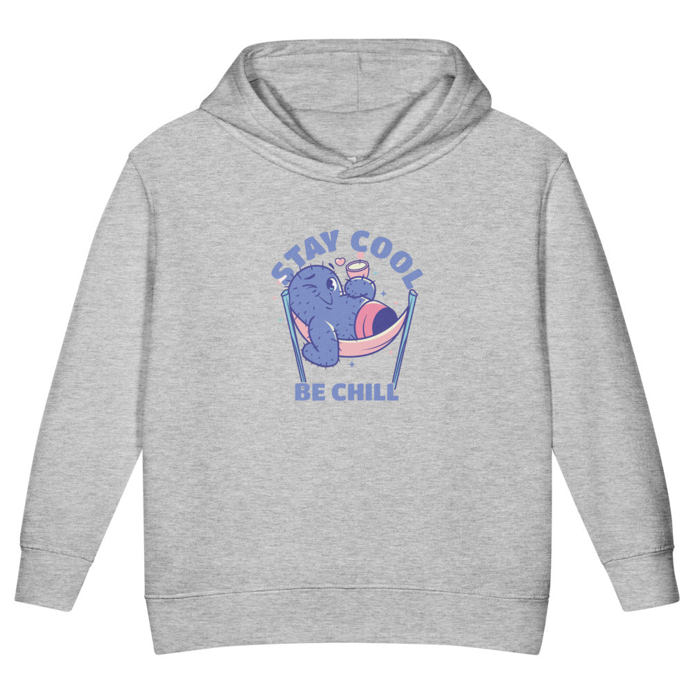 Stay cool be chill | Toddler Pullover Fleece Hoodie | Rabbit Skins 3326