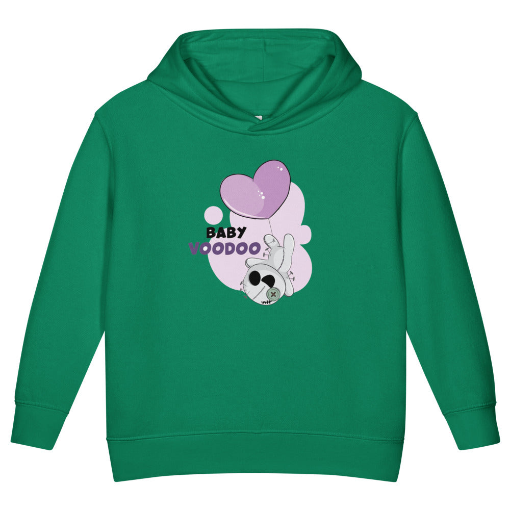 Ted heart - Baby voodoo | Toddler Pullover Fleece Hoodie | Rabbit Skins 3326