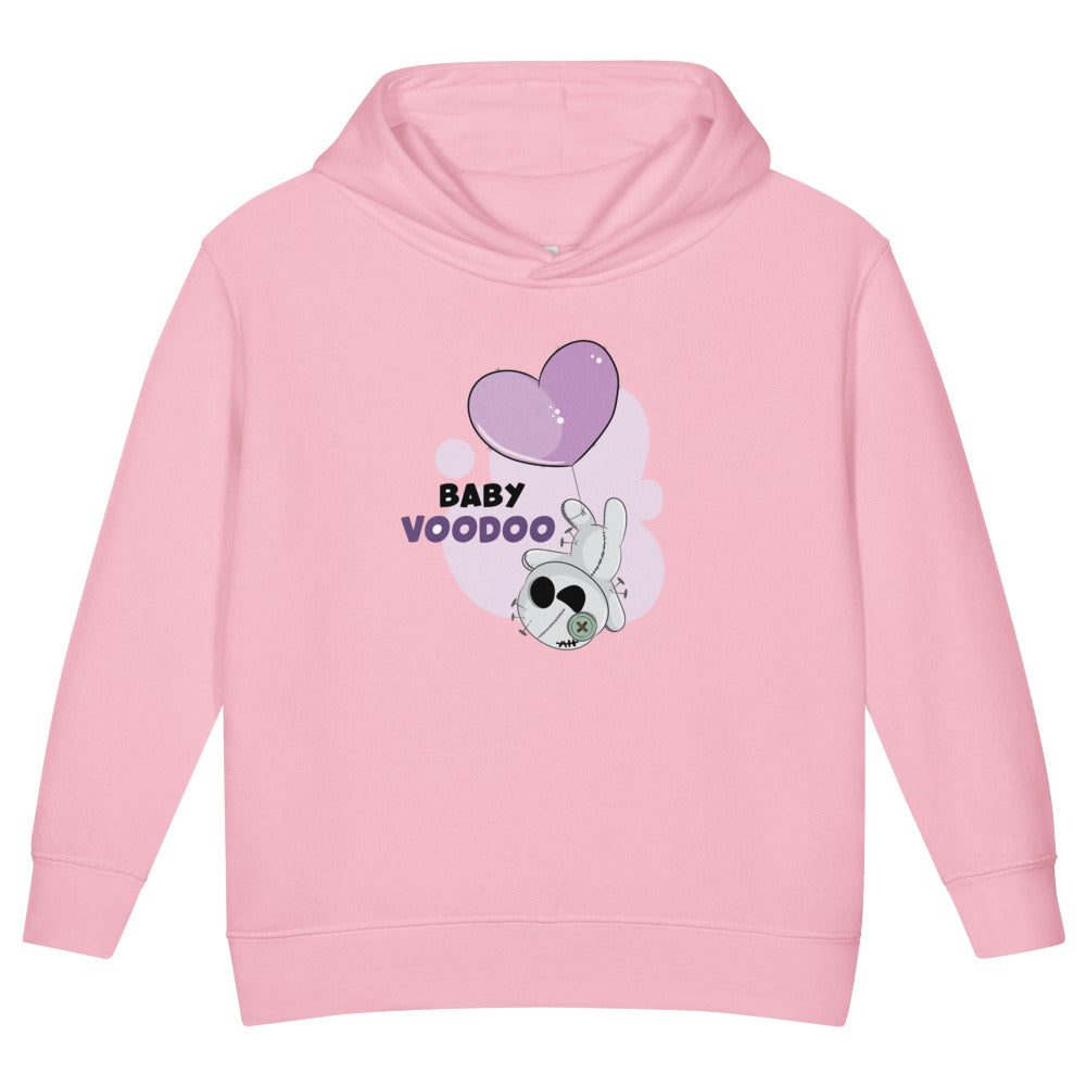 Ted heart - Baby voodoo | Toddler Pullover Fleece Hoodie | Rabbit Skins 3326