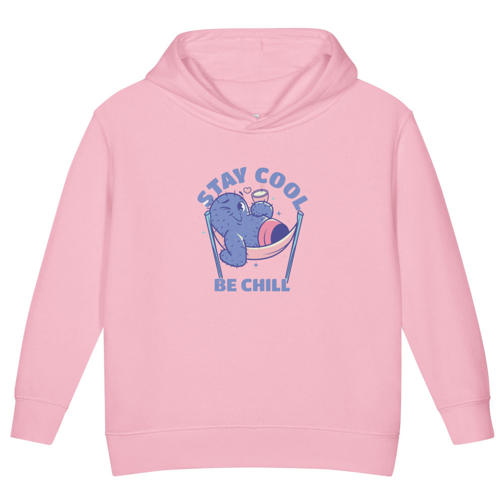 Stay cool be chill | Toddler Pullover Fleece Hoodie | Rabbit Skins 3326
